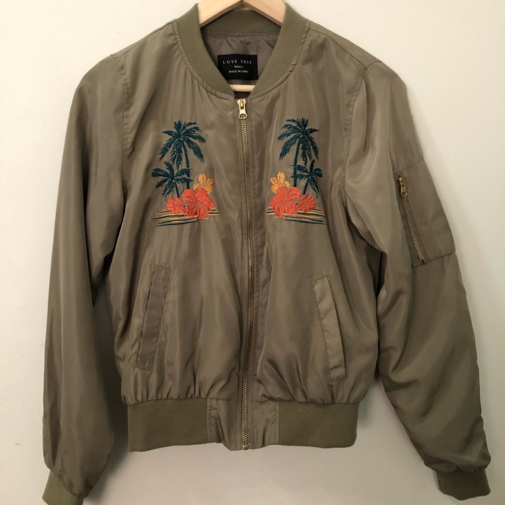 Green/Olive Bomber Jacket